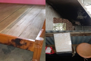 অদৃশ্য আগুন আতঙ্কে গ্রামবাসী, দোয়া-তাবিজেও মিলছে না প্রতিকার