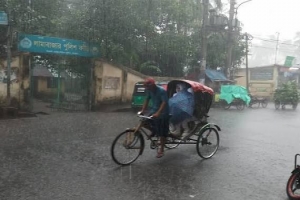 সিলেটে ব'জ্রসহ বৃষ্টির আভাস