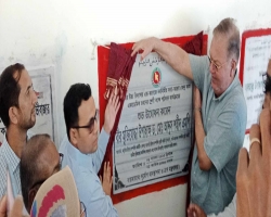 কমলগঞ্জে বিভিন্ন উন্নয়ন প্রকল্পের ভিত্তিপ্রস্তর স্থাপন ও উদ্বোধন