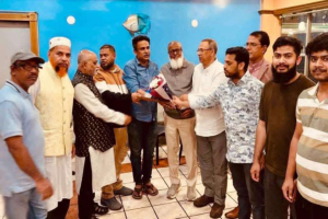 মিশিগানে সাবেক পিপি অ্যাডভোকেট নুরুল হককে সংবর্ধনা