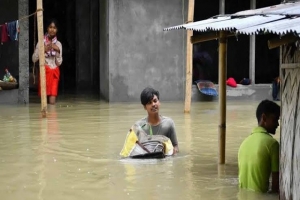 আসামে বন্যায় ৩৮ জনের মৃ ত্যু