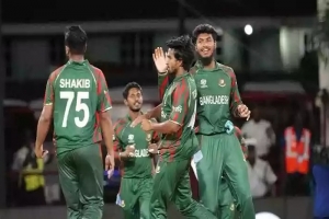 নেপালকে হারিয়ে সুপার এইটে বাংলাদেশ,ম্যাচ সেরা তানজিম সাকিব
