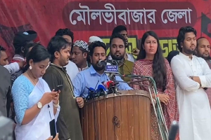 সরকারের ব্যর্থতায় হতাশা তৈরি হয়েছে : মৌলভীবাজারে নাহিদ