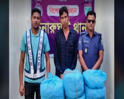 হবিগঞ্জে মাদক দিয়ে ভাইকে ফাঁসাতে গিয়ে পুলিশের সোর্স গ্রেপ্তার 