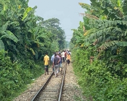 হবিগঞ্জে ট্রেনের নিচে কাটা পড়ে যুবকের মৃত্যু