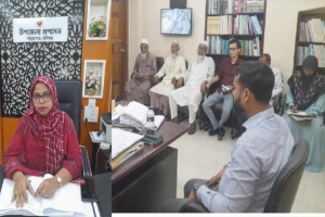 শায়েস্তাগঞ্জে জন্ম ও মৃ ত্যু নিবন্ধন সং ক্রা ন্ত টাস্কফোর্স কমিটির সভা 
