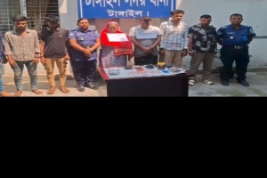 অভিযান চালিয়ে টাঙ্গাইলে ৬ মা দ ক ব্যবসায়ী আ ট ক, ৩ জনকে কারাদণ্ড