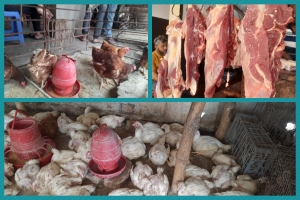 ঈদের আগে চড়া গরুর মাংসের দাম, মুরগির দোকানে ভিড়