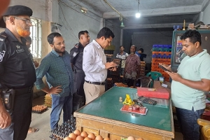 হবিগঞ্জে যৌথ অভিযানে ৪ প্রতিষ্ঠানকে ১৬ হাজার টাকা জ/রিমানা
