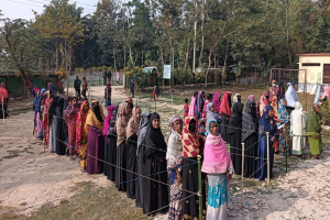 কুলাউড়ায় চলছে শান্তিপূর্ণ ভোটগ্রহণ