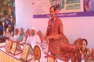 ছাতকে শিক্ষক মিতালীর বিদায়ী সংবর্ধনা