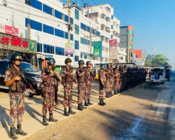 দেশব্যাপী ২৩৫ প্লাটুন বিজিবি মোতায়েন