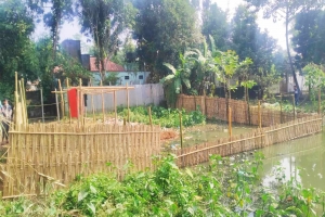 কমলগঞ্জে জোরপূর্বক জমি দখলের অভিযোগ