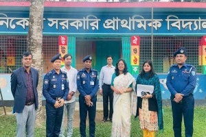 দ্বাদশ সংসদ নির্বাচন উপলক্ষে ভোট কেন্দ্র পরিদর্শনে মৌলভীবাজার জেলা প্রশাসক