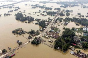 সিলেটে বন্যার পদধ্বনি সিলেটে বন্যার পদধ্বনি