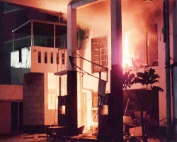 ফিলিং স্টেশনের আগুনে দগ্ধ ৮ জন বার্ন ইনস্টিটিউটে 