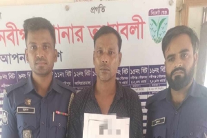 নবীগঞ্জে সুমন ডাকাত গ্রেফতার 