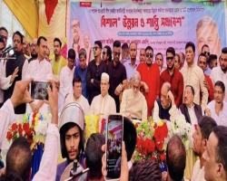 জগন্নাথপুর আ.লীগের শান্তি সমাবেশে: একাংশ নেতাকর্মীদের বয়কট 