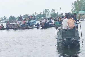 বানিয়াচং হাওরে নি খোঁ জের ১৫ ঘন্টা পর উদ্ধার কাজ চালিয়ে যাচ্ছে ডুবুরিদল