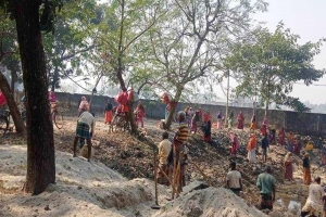 ৪০ দিনের কর্মসৃজন কর্মসূচির কাজ করেও মজুরি পাননি ৩৮৪৫ শ্রমিক