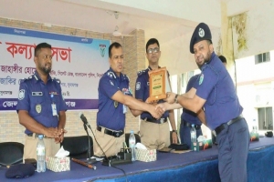 সুনামগঞ্জ জেলার শ্রেষ্ঠ ওসি ছাতকের মিজানুর রহমান