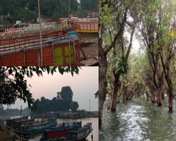 অবরোধ-হরতালের প্রভাবে পর্যটক শূন্য তাহিরপুরের টাঙ্গুয়ার হাওর ও নীলাদ্রি লেক