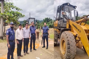 জৈন্তাপুরে অবৈধ বালু উত্তোলন, পেলোডার মালিককে ৫০ হাজার টাকা জরিমানা