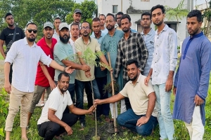 দক্ষিণ সুরমা উপজেলা স্বেচ্ছাসেবক দলের বৃক্ষরোপণ কর্মসূচি