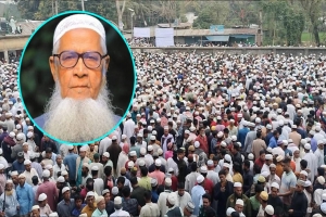 মা-বাবার কবরের পাশে চিরনিদ্রায় শায়িত মাওলানা লুৎফুর রহমান