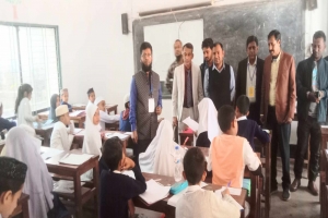 ছাতক পৌরসভার প্রথম মেধাবৃত্তি পরীক্ষা অনুষ্ঠিত