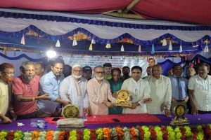 কুলাউড়ায় আতাউর রহমান আতাকে সংবর্ধনা