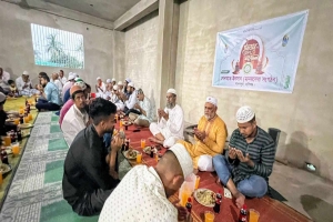 মাধবপুরে খেদমতে ইনসান উদ্যোগে ইফতার ও দোয়া মাহফিল