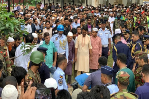 রাজশাহীতে চিরনিদ্রায় শায়িত পাইলট তৌকির