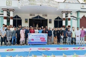 জগন্নাথপুরে ইজমা ওয়েলফেয়ার সোসাইটির ইফতার ও দোয়া মাহফিল