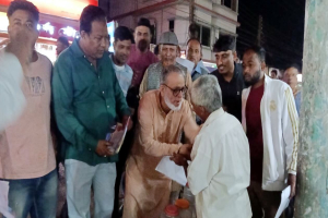 কুলাউড়ায় মানুষের কাছে ৩১ দফা পৌঁছে দিচ্ছেন শওকতুল ইসলাম শকু