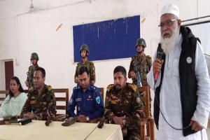 দোয়ারাবাজারে যৌথ বা হি নী র উদ্যোগে সম্প্রী*তি সমাবেশ 