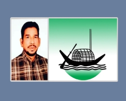 হবিগঞ্জে নৌকায় ভোট চাইলেন বিএনপি নেতা