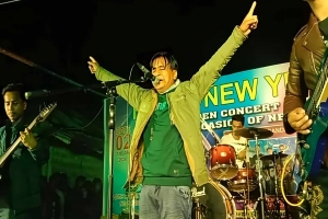 ঝিমাই পুঞ্জিতে নিউ ইয়ার ওপেন কনসার্টে মঞ্চ মাতালো ‘ইউনিটি ব্যান্ড’  