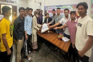 রানীগঞ্জ উন্নয়ন সংস্থার উদ্যাগে পবিত্র মাহে রামাদ্বান উপলক্ষে ফুডপ্যাক বিতরণ