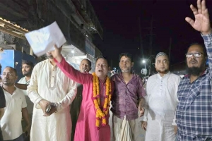 ছাতক মিনি মার্কেট বাজার কমিটির  নির্বাচনে সভাপতি পদে নির্বাচিত খায়ের উদ্দিন