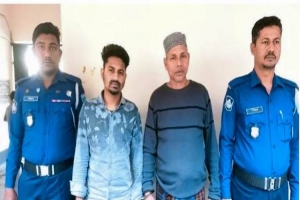 কুলাউড়ায় ছেলেসহ ইউপি চেয়ারম্যান গ্রে প্তা র