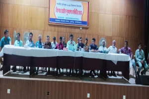 কুলাউড়ায়  শারদীয় দুর্গাপূজা উপলক্ষে বিশেষ আ*ইনশৃঙ্খলা সভা 