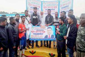বিশ্বনাথে ৮ ইউনিয়ন নিয়ে ‘৩য় আন্তঃ ইউনিয়ন ফুটবল টুর্ণামেন্টের' উদ্বোধন