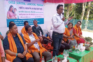 বড়লেখায় গর্ভবতী মা ও নবজাতক শিশুসেবা কার্যক্রমের উদ্বোধন