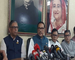 নির্বাচনের ট্রেন চলছে, কারো বাধায় আর থামবে না: ওবায়দুল কাদের