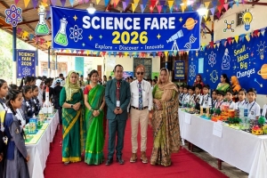 বিজ্ঞান মেলা ২০২৬ স্কলার্সহোম শিবগঞ্জে শিক্ষার্থীদের উদ্ভাবনী ভাবনার প্রদর্শনী