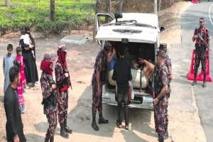 হবিগঞ্জ সীমান্তে জ্বালানি তেল ও পণ্য পাচার রোধে ৫৫ বিজিবির কঠোর নজরদারি