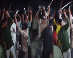 অস্ত্র উঁচিয়ে কিশোরদের উল্লাসের ভিডিও ভাইরাল