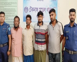 মালয়েশিয়ায় যাওয়ার পথে ৫৭ রোহিঙ্গা উদ্ধার,  ৪ পাচারকারী আটক