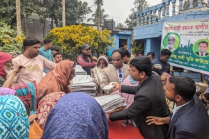 মাধবপুরে পর্তুগাল প্রবাসীর উদ্যোগে শীতবস্ত্র বিতরণ    